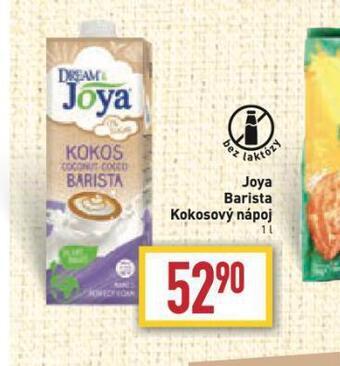 Billa Joya barista kokosový nápoj nabídka