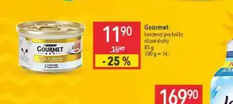 Globus Gourmet konzervy pro kočky nabídka