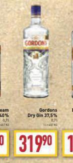 Billa Gordons dry gin 37,5% nabídka