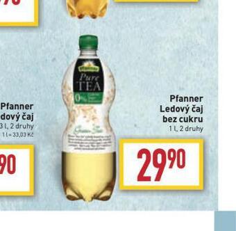 Billa Pfanner ledový čaj bez cukru nabídka