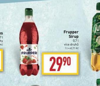Billa Frupper sirup nabídka