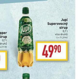 Billa Jupí superovocný sirup nabídka