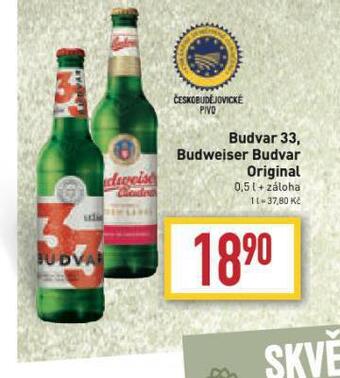 Billa Pivo budweiser budvar original nabídka