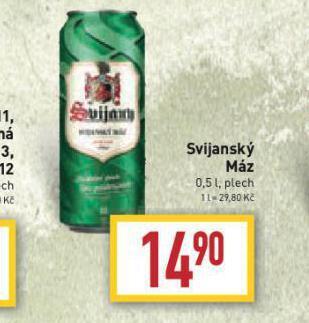 Billa Svijanský máz nabídka