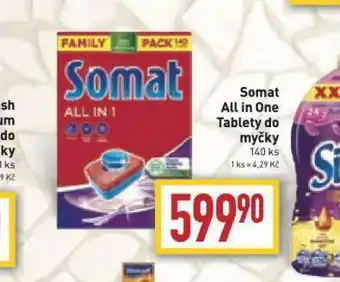 Billa Somat all in one tablety do myčky nabídka