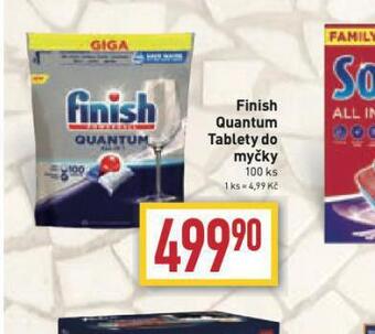 Billa Finish quantum tablety do myčky nabídka