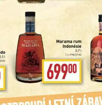 Billa M\arama rum indonésie nabídka