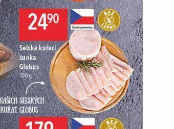 Globus Selská kuřecí šunka nabídka