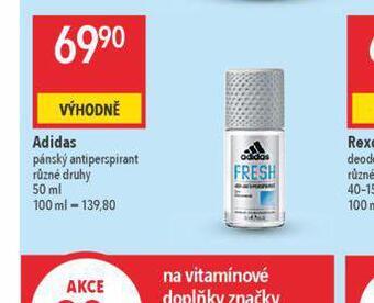 Globus Adidas pánský antiperspirant nabídka