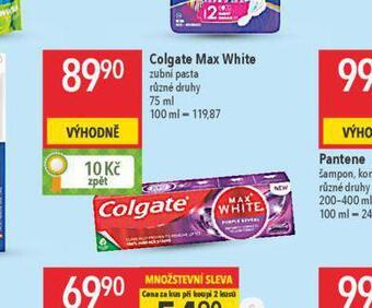 Globus Colgate max white zubní pasta nabídka