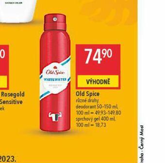 Globus Old spice deodorant nabídka