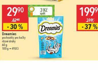 Globus Dreamies pochoutky pro kočky nabídka