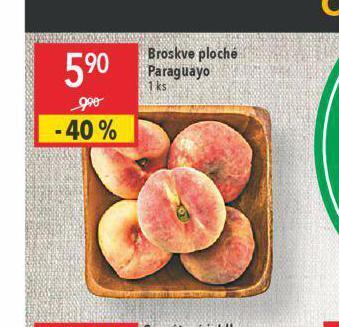 Globus Broskve ploché paraguayo nabídka