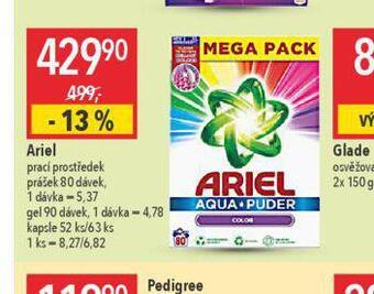 Ariel prací prostředek