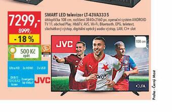 Globus Smart led televizor jvc 108 cm nabídka