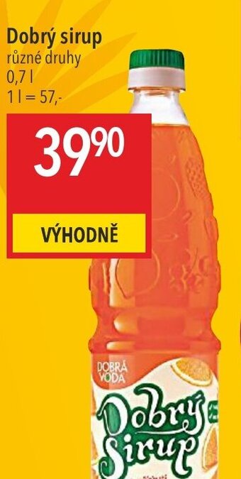 Globus Dobrý sirup nabídka