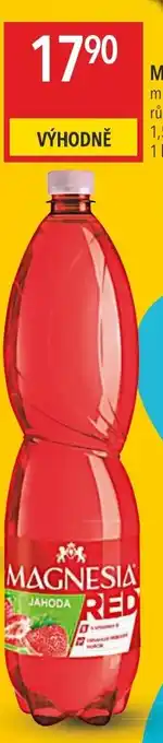 Globus Magnesia Red minerální voda ochucená nabídka