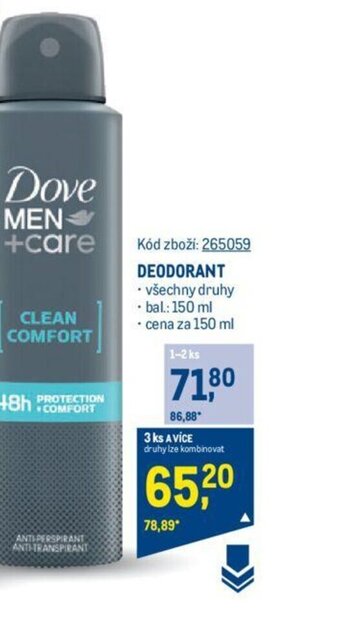 Makro DEODORANT nabídka