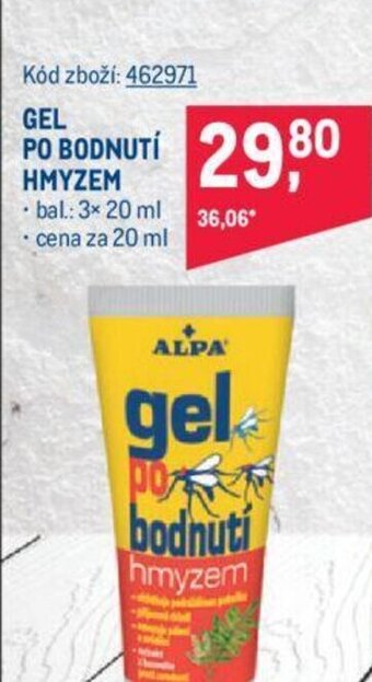 Makro GEL PO BODNUTÍ HMYZEM nabídka