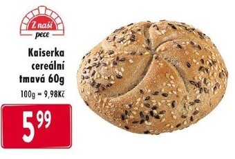 Qanto Kaiserka cereální tmavá 60g nabídka