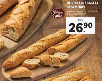 Lidl Rustikální bageta se semínky, 250 g nabídka