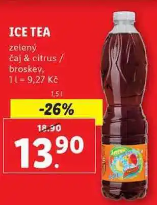 Lidl Ice tea, 1,5 l nabídka