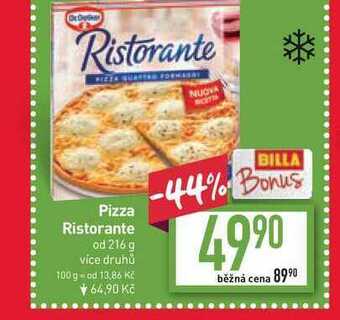 Billa Pizza ristorante od 216 g nabídka