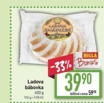 Billa Ladova bábovka 400 g nabídka