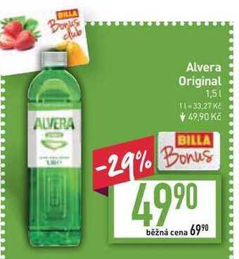 Billa Alvera original 1,5l nabídka