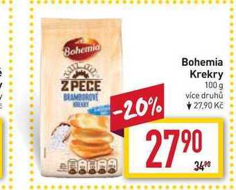 Billa Bohemia krekry 100 g nabídka