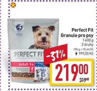 Billa Perfect fit granule pro psy 1400 g nabídka