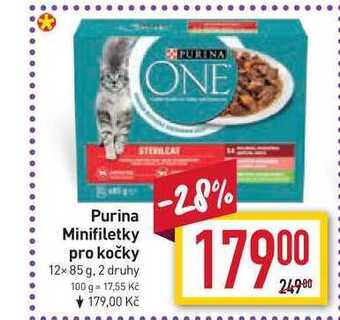 Billa Purina minifiletky pro kočky 12x 85 g nabídka