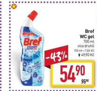 Billa Bref wc gel 700 ml nabídka