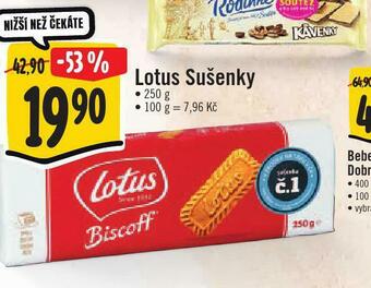 Lotus sušenky