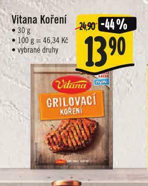 Jip Vitana koření nabídka