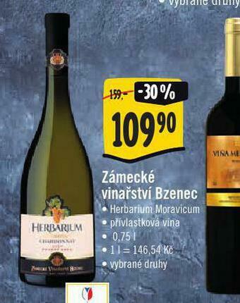 Jip Zámecké vinařství bzenec nabídka