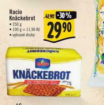 Jip Racio knäckebrot nabídka