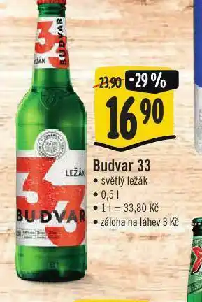 Jip Budvar 33 nabídka