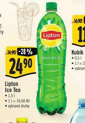 Jip Lipton ice tea nabídka