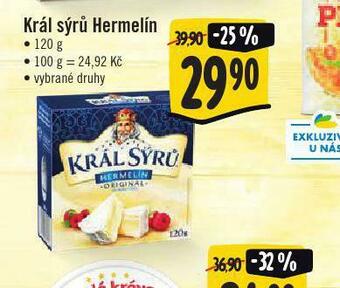 Jip Král sýrů hermelín nabídka