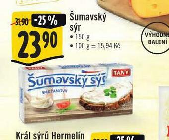 Jip Šumavský sýr nabídka