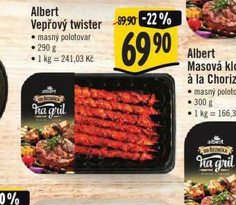 Jip Albert vepřový twister nabídka