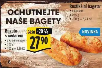 Jip Bageta s čedarem nabídka