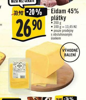 Jip Eidam 45% plátky nabídka