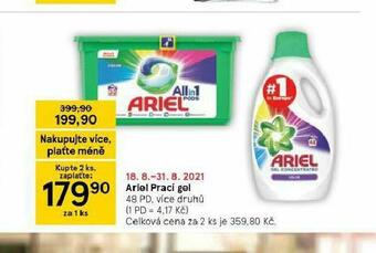 Tesco Ariel prací gel nabídka