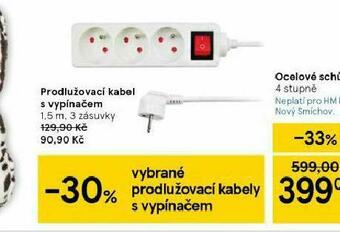 Tesco Prodlužovací kabel nabídka