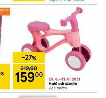 Tesco Malé odrážedlo nabídka
