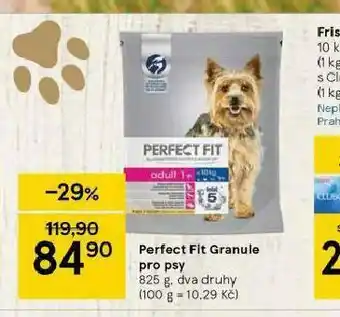 Tesco Perfect fir granule pro psy nabídka