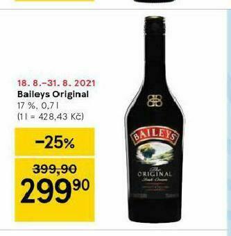 Tesco Baileys original nabídka