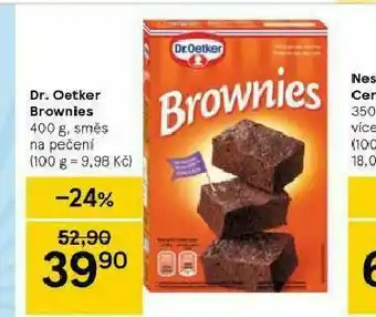 Tesco Dr. oetker brownies nabídka